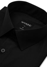 Classic Plain Black Shirt - MTO