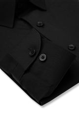 Classic Plain Black Shirt - MTO