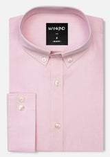 Buttoned Collar Pink Shirt - MTO