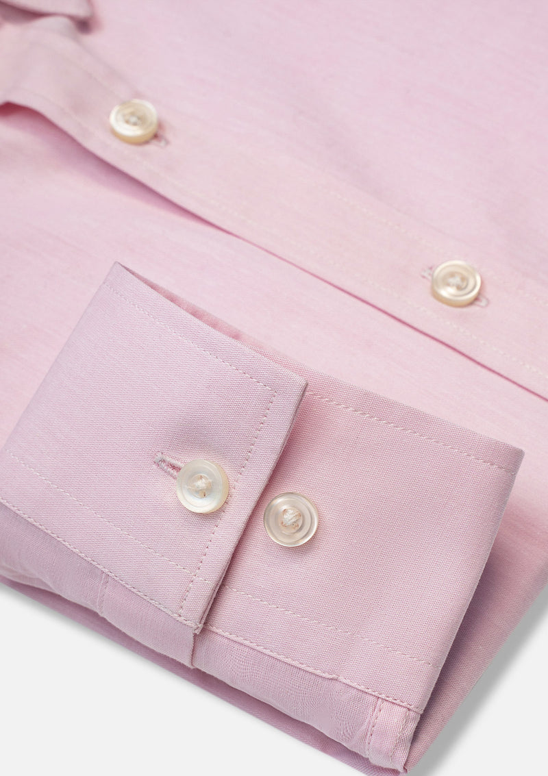 Buttoned Collar Pink Shirt - MTO